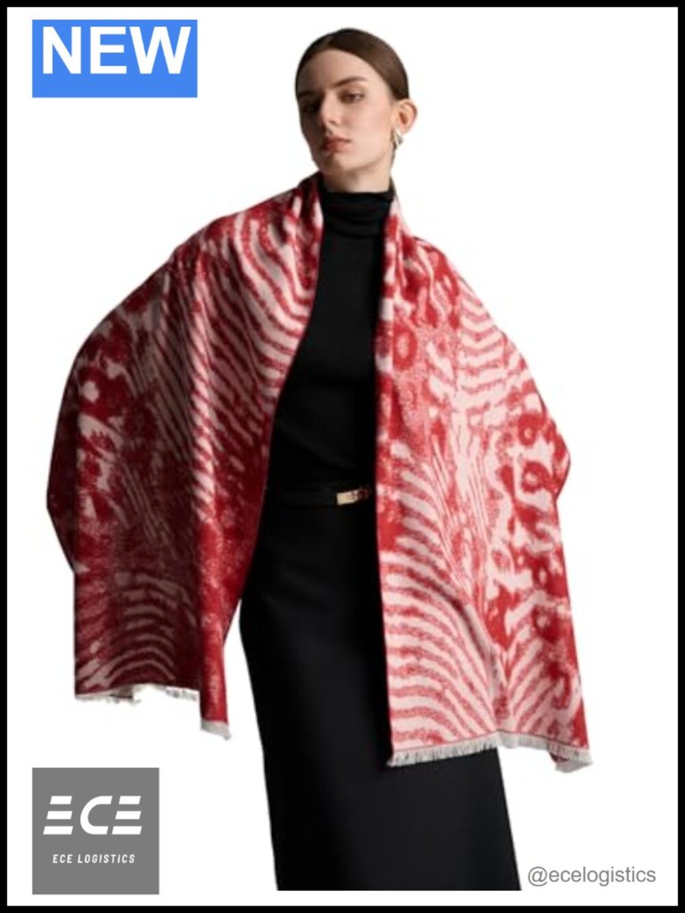 100% Mulberry Silk Shawl Wrap Jacquard Pashmina for Women